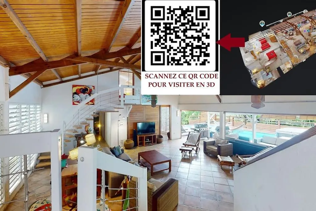 Belle Villa De Charme Bioclimatique A Deshaies